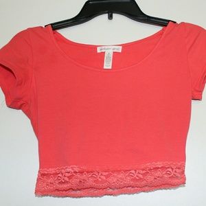 Salmon crop top